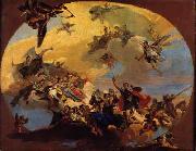 Giovanni Battista Tiepolo Triunfo das Artes France oil painting artist